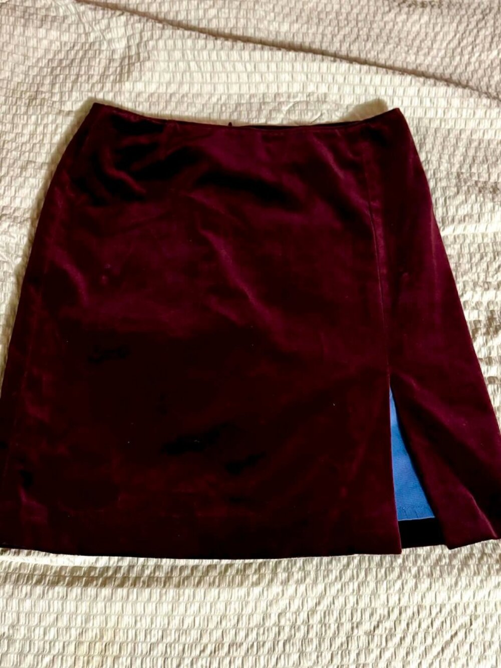 GAP Velvet Red Mini Skirt Size 6 Holiday Party Classic Style
